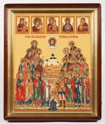 Icon in icon case 24×30 shaped, canvas image of your choice