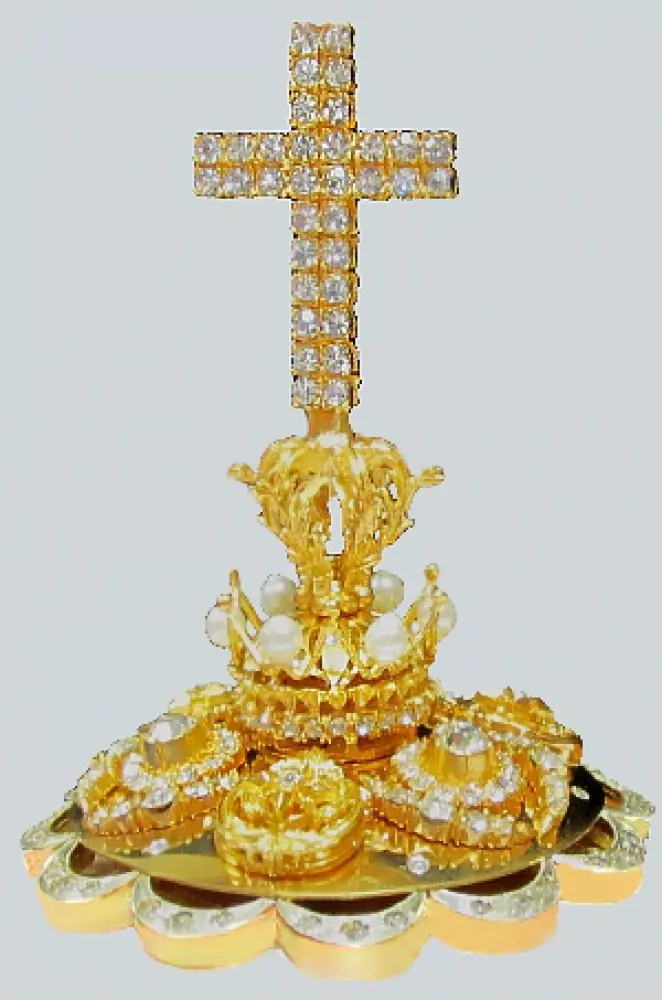 Mitre cross №2 / gilding / silver