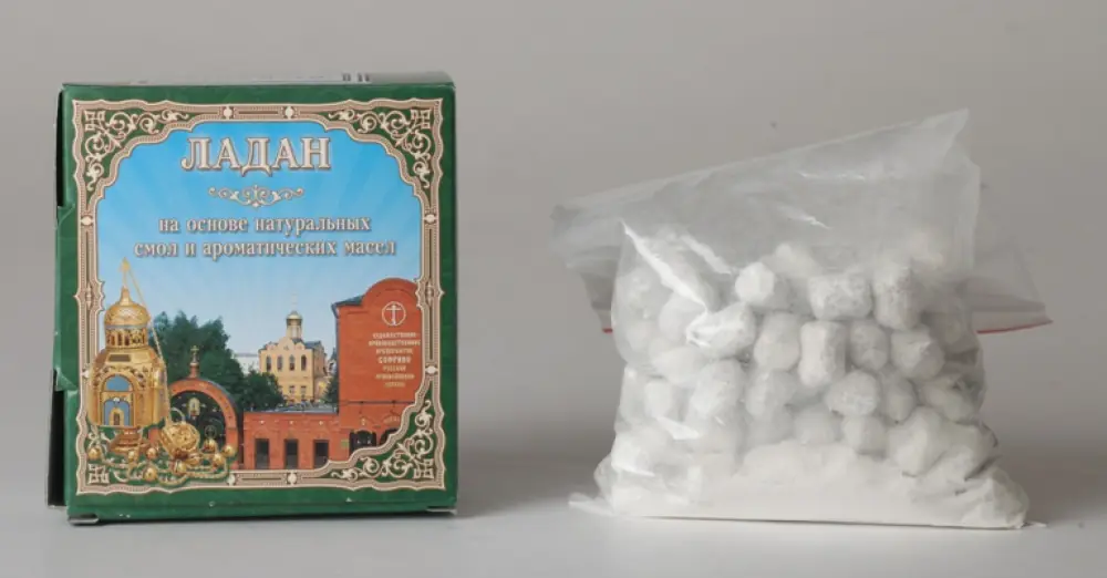 Incense on base natural resins and essential oils (100 g)