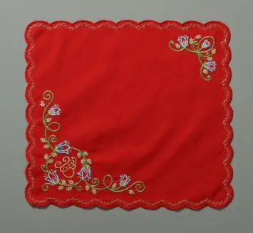 Embroidered church Easter napkin square 30×30 cm (pattern in assortment) №1