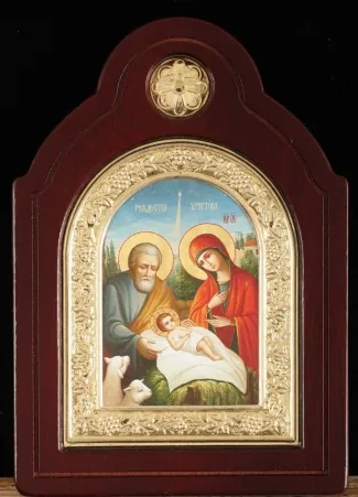 Table icon 9×12 shaped, canvas, №1 Nativity of Christ