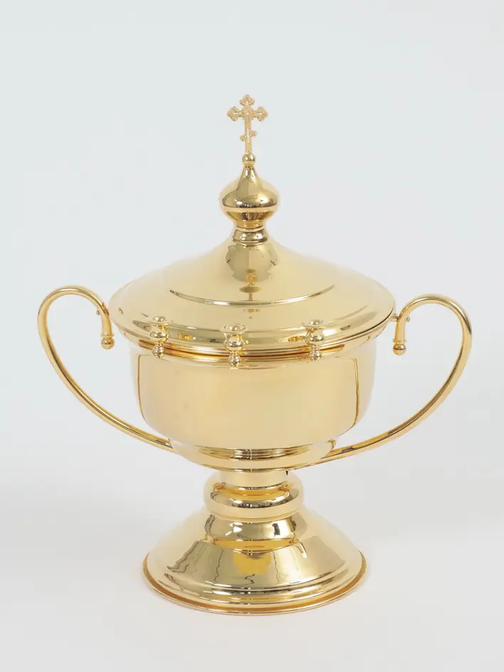 Bowl for blessing water №4 gilding