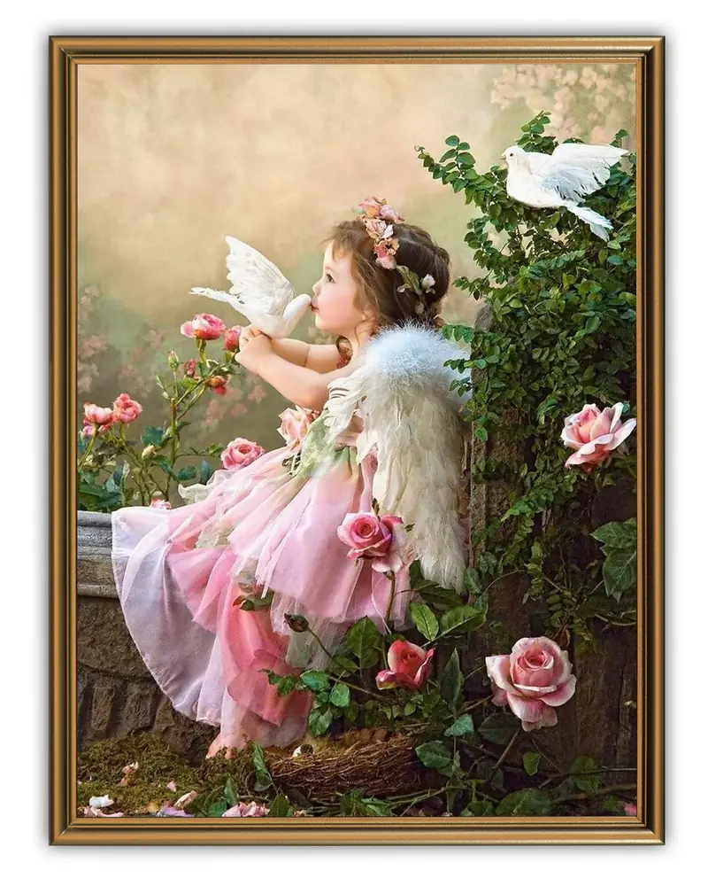 Picture 30×40, 3D print on plastic, in brown frame №24