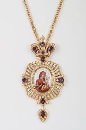 Panagia №54 / gilding / silver