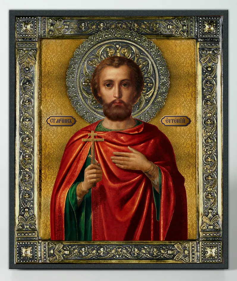 Icon on board 22×26 3D print, varnish Eugene