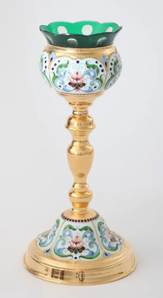Altar vigil lamp №2 painting / gilding
