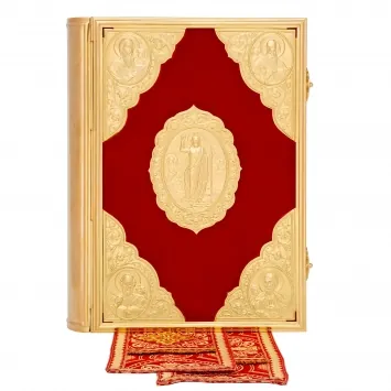 Gospel 360 * 240 altar overlays gilding (with bookmark)