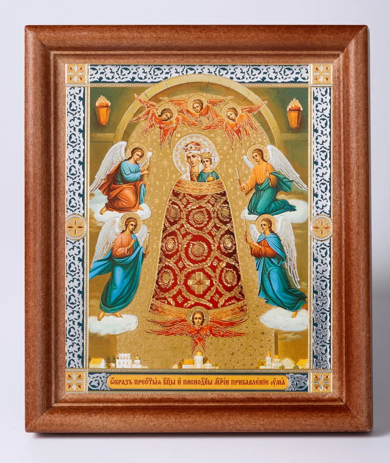 Icon in wooden frame №1 11×13 double embossing Increaser of the Mind 2