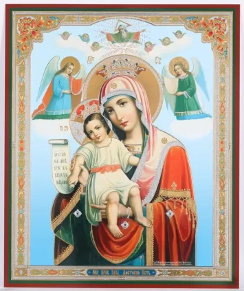 Icon on hardboard №1 18×24 double embossing Worthy It Is 2