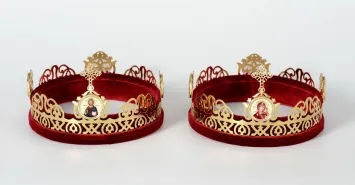 Crowns №6 gilding (pair)