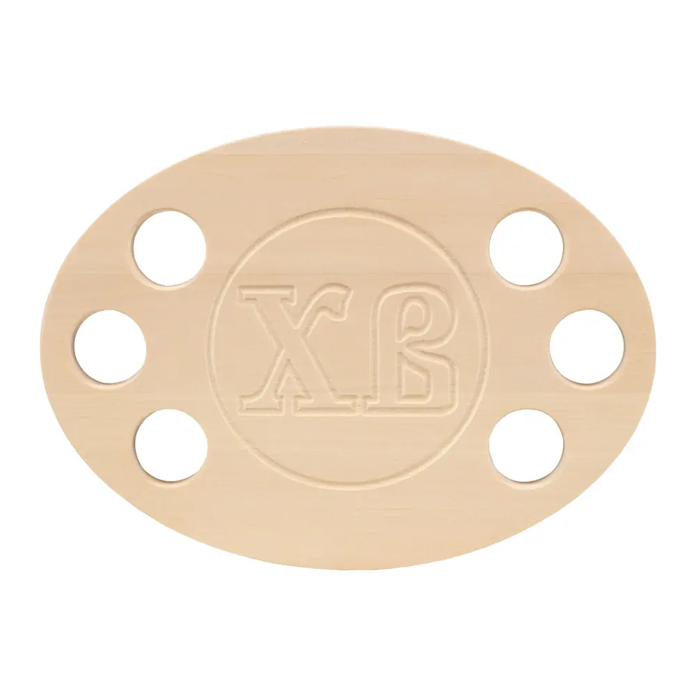 Stand oval for Easter bread and eggs