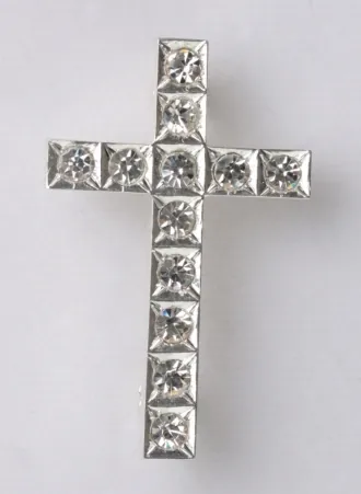 Klobuk cross / silver plating