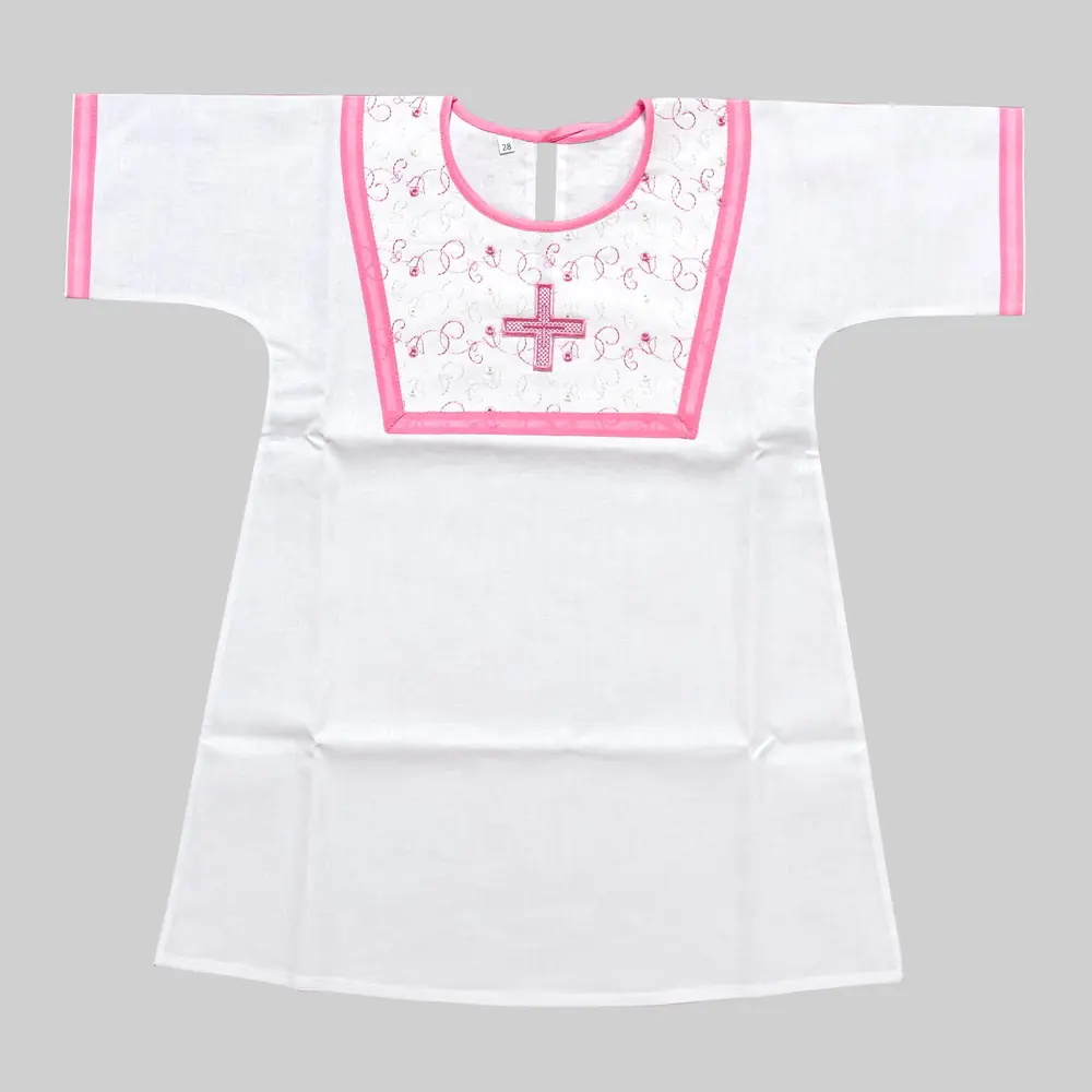 Baptismal shirt for girl №7