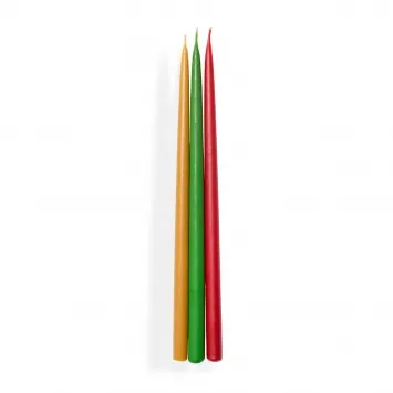 Easter candles wax apiary without bronzing (set of 3 candles)