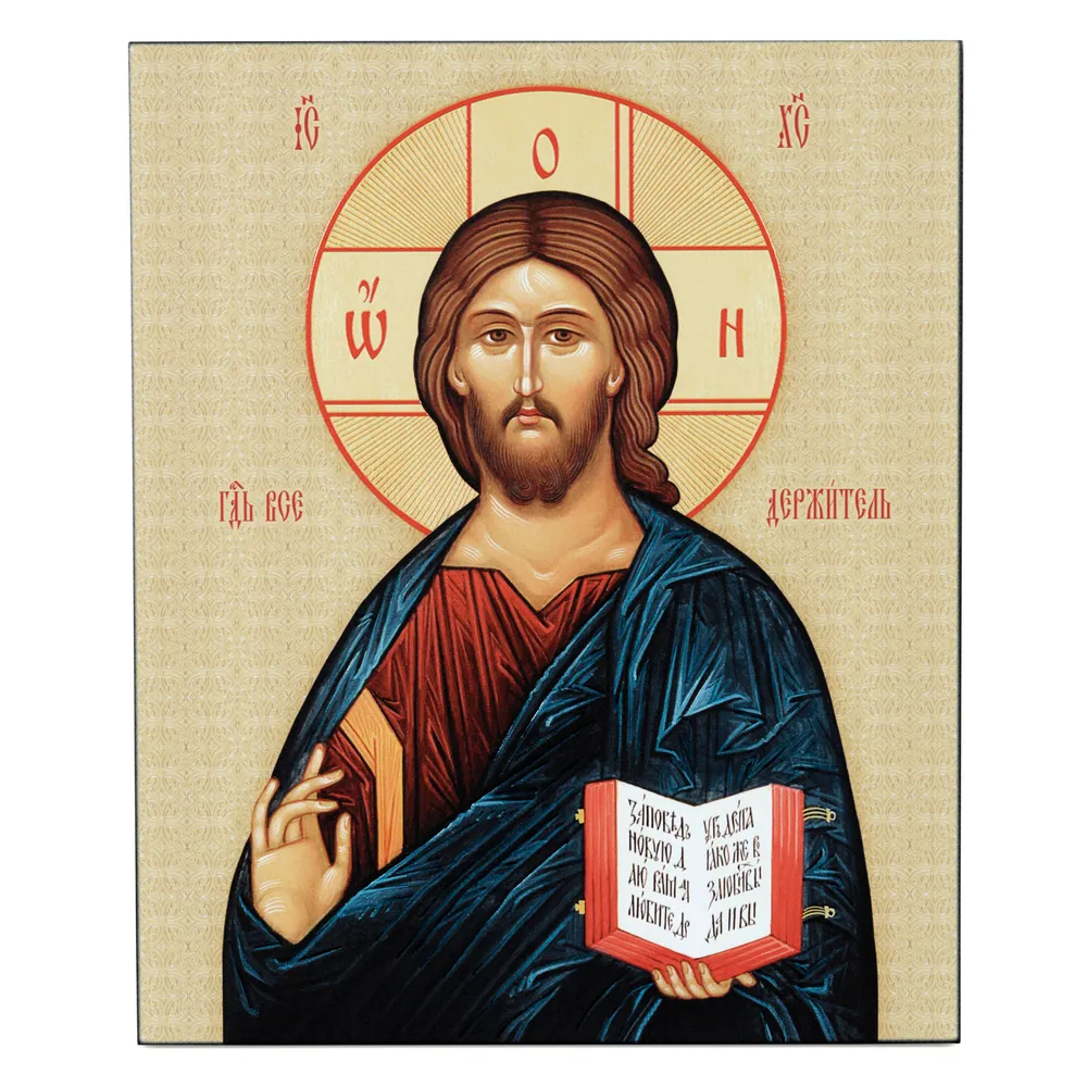 Icon on board 33×40 3D print, varnish Saviour