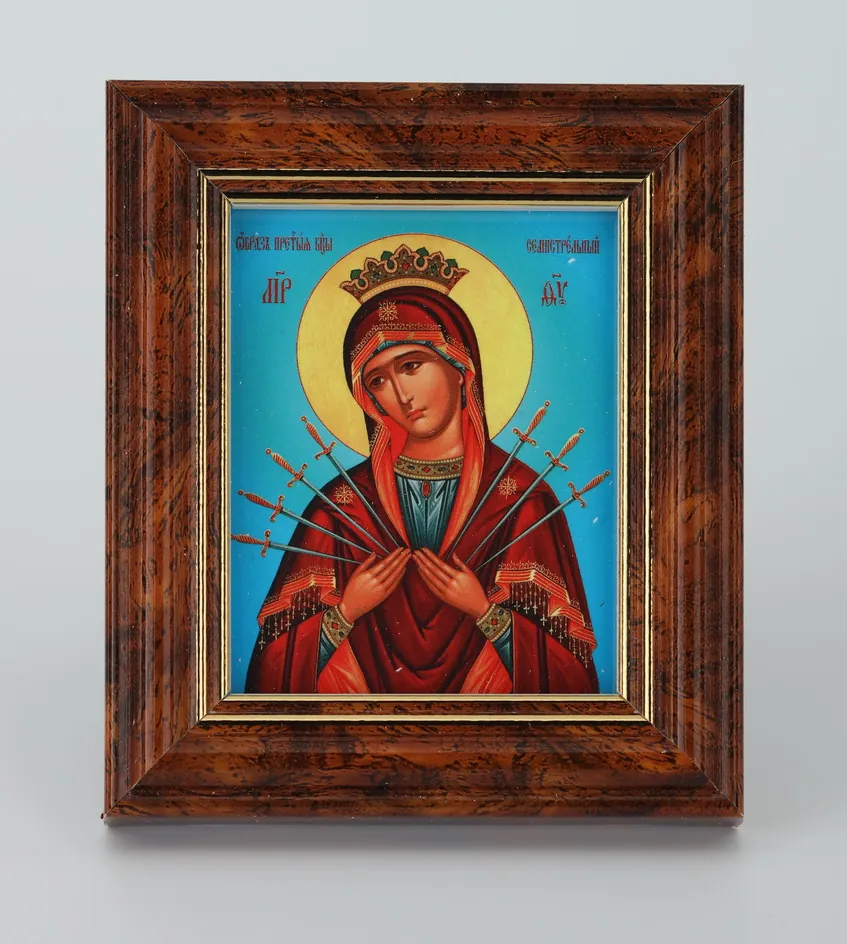 Table icon 6×7 moulded frame (№10) film, packaging Seven Arrows Mother of God