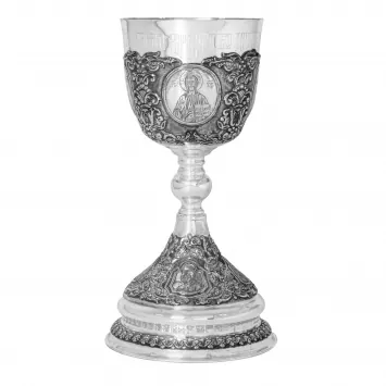 Chalice 1.5 l electroforming “№24” / silver plating / silver cup