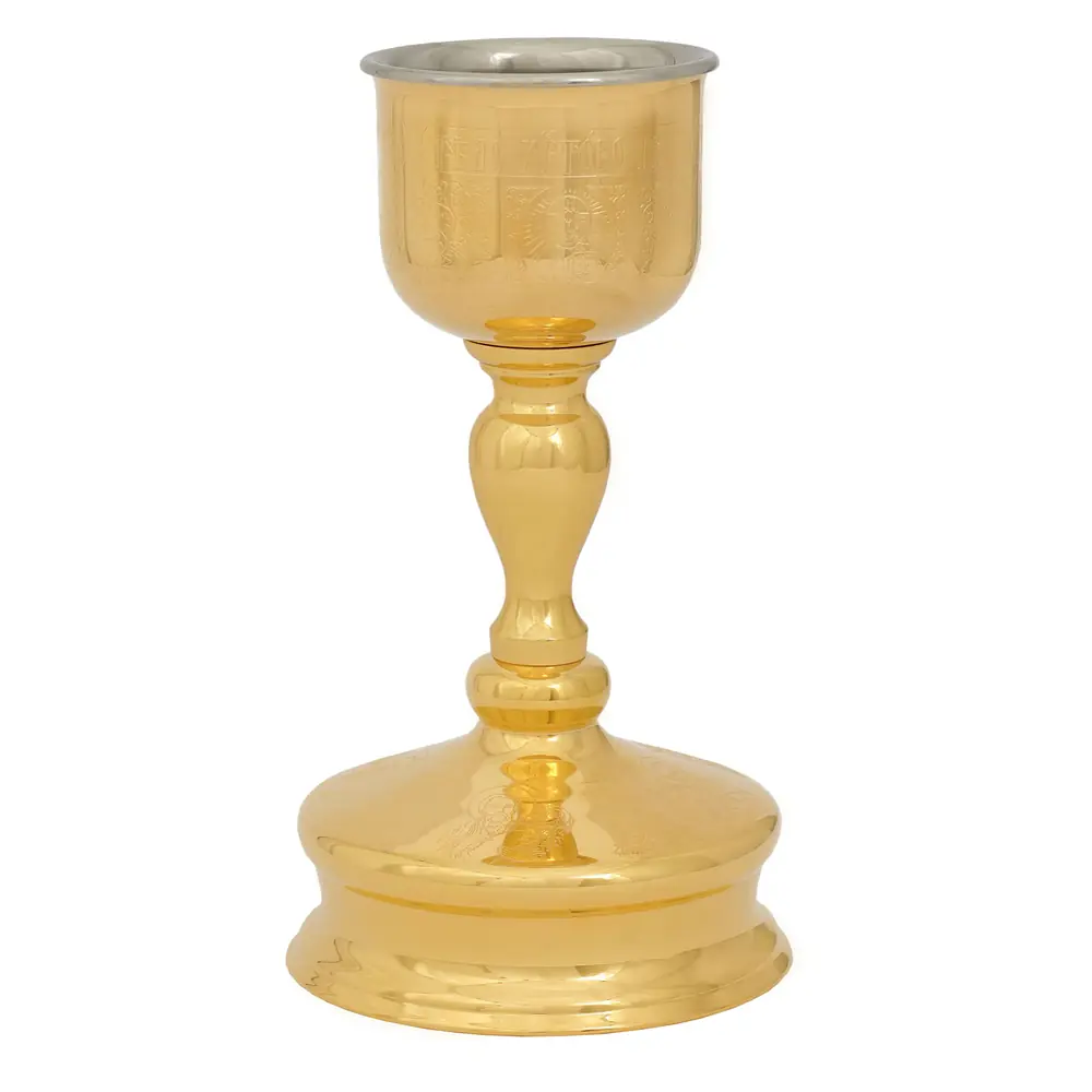 Chalice-cup 0.25 with insert (nickel silver) silver plating gilding