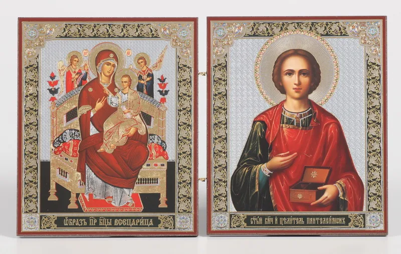 ხის კარედები 15×22 ორკარედიანი, ორმაგი ტვიფრი პანტელეიმონი-ყოვლადდედოფალი