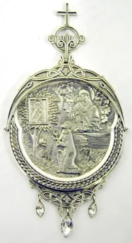 Panagia №135 silver electroforming