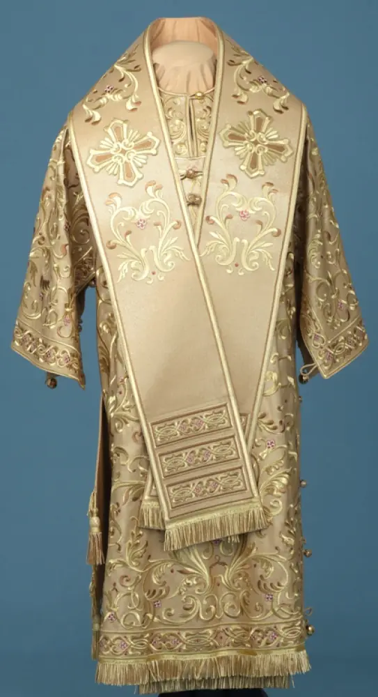 Bishop's vestment №029 brocade machine-embroidered