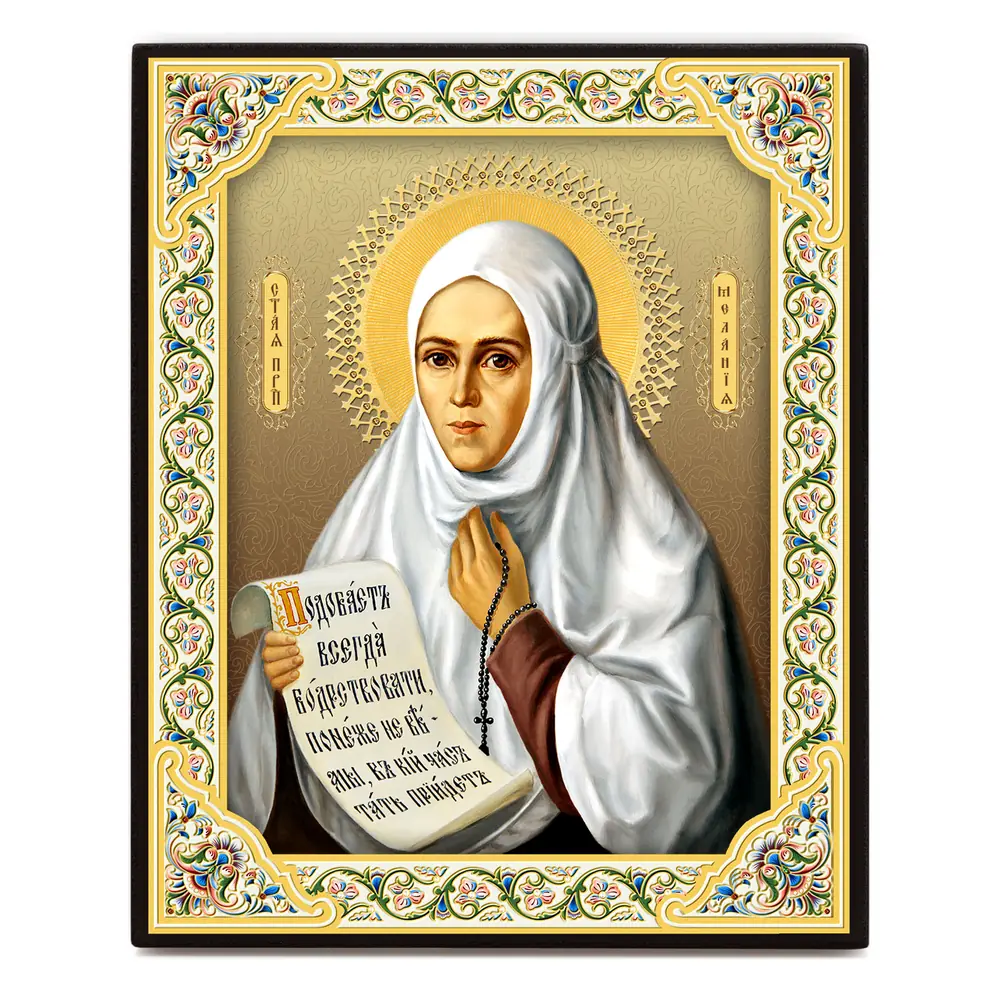 Icon on board 13×15 3D print, varnish Melania 1