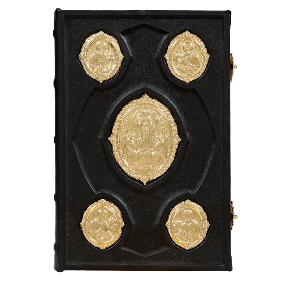 Gospel 360 * 240 leather cover electroformed overlays gilding
