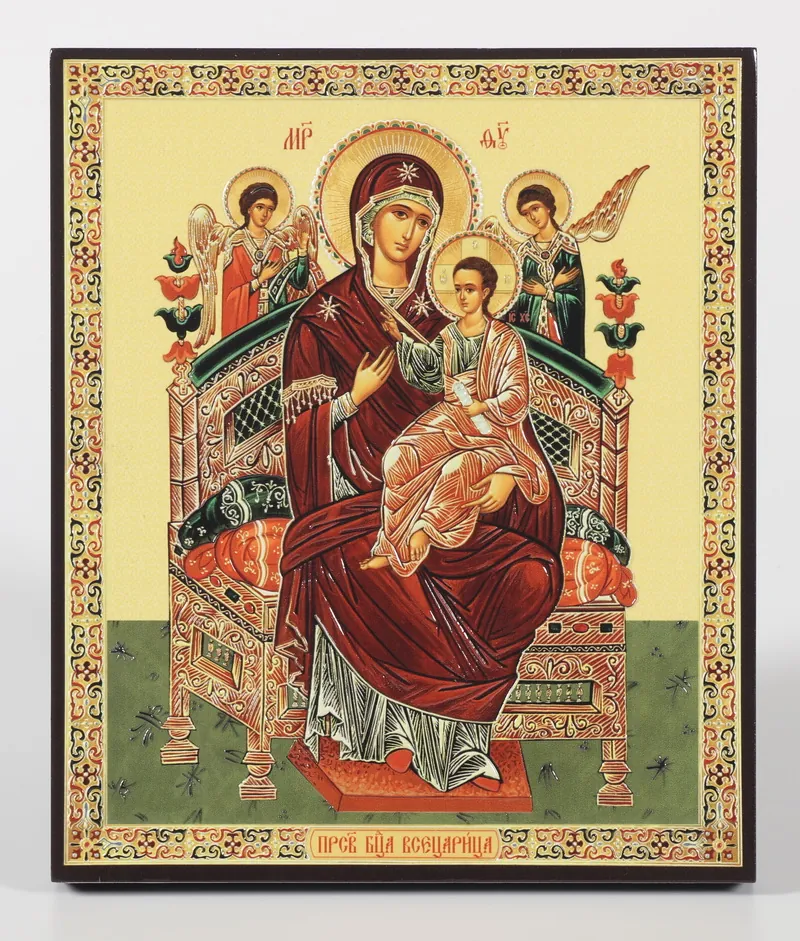 Icon on board 22×26 3D print, varnish Pantanassa
