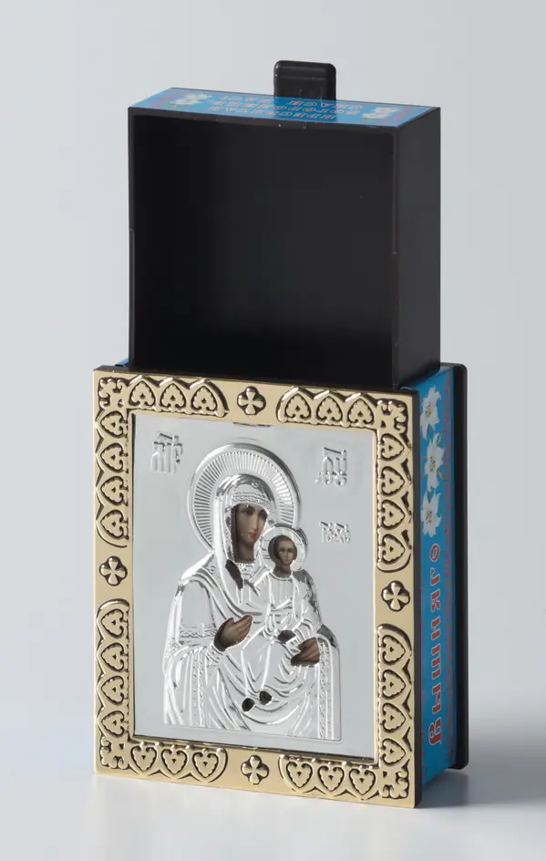 Incense holder with riza Smolensk Mother of God