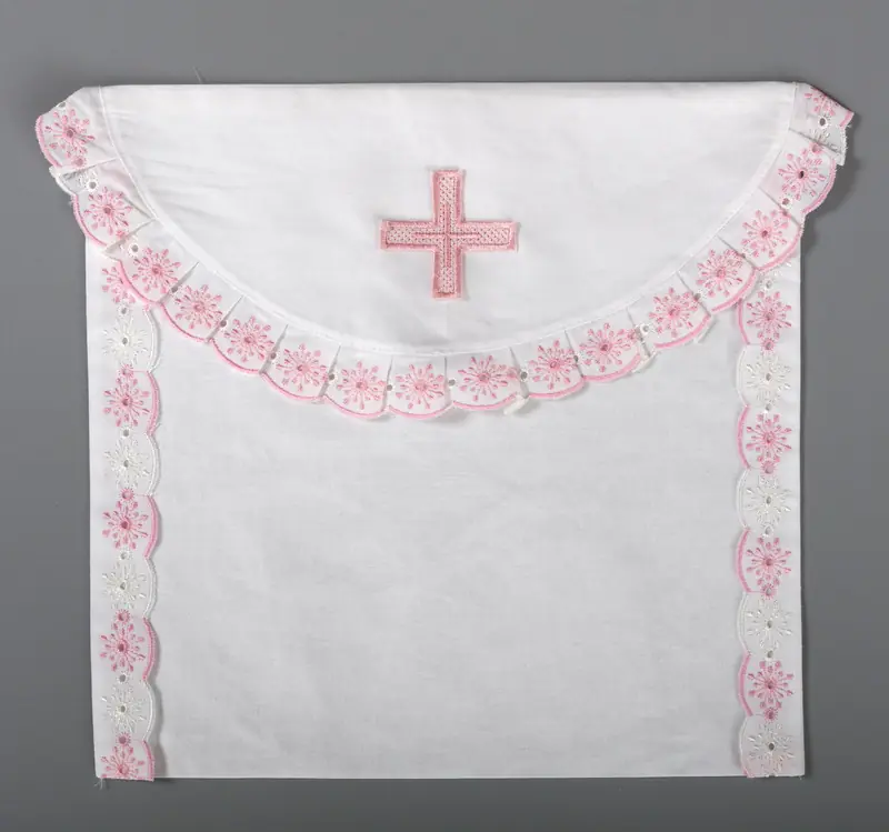 Church pouch 30×30 baptismal with embroidery
