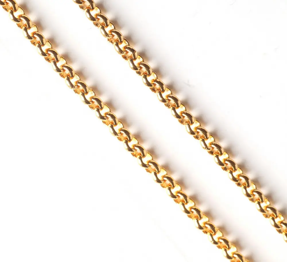 Bishop's chain “Pea-link small” / gilding / silver