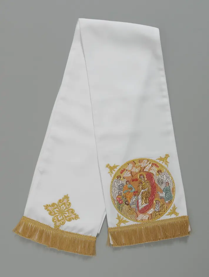 Gospel bookmark silk №8 icon machine embroidery