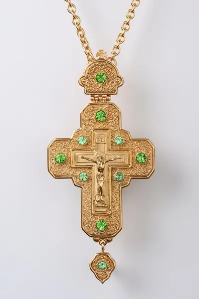 Pectoral cross №177 electroforming / gilding