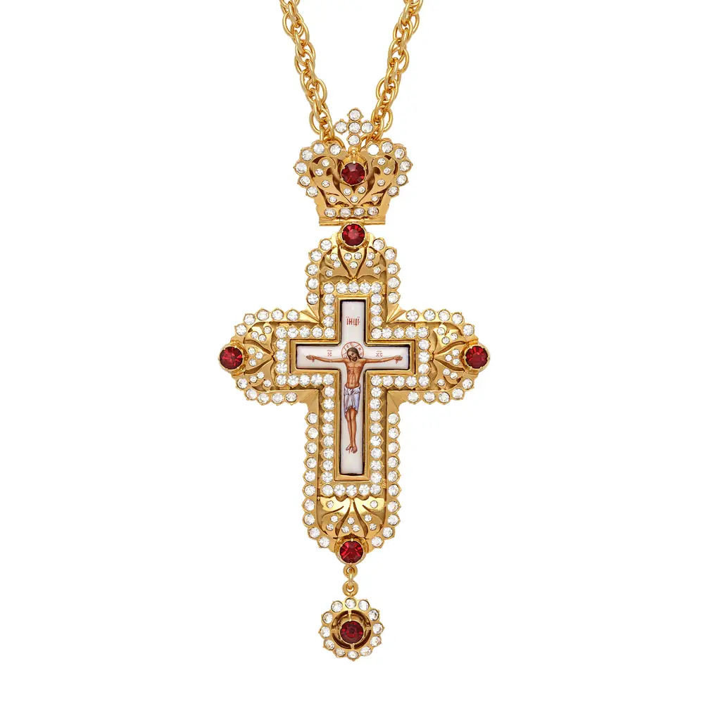 Pectoral cross №15 / gilding / silver