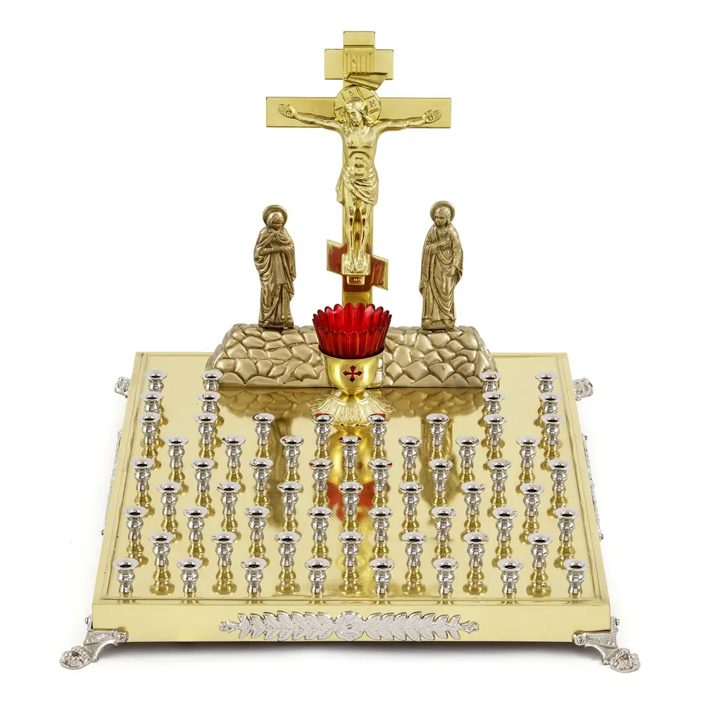 Lid memorial table 61 candle nickel plating