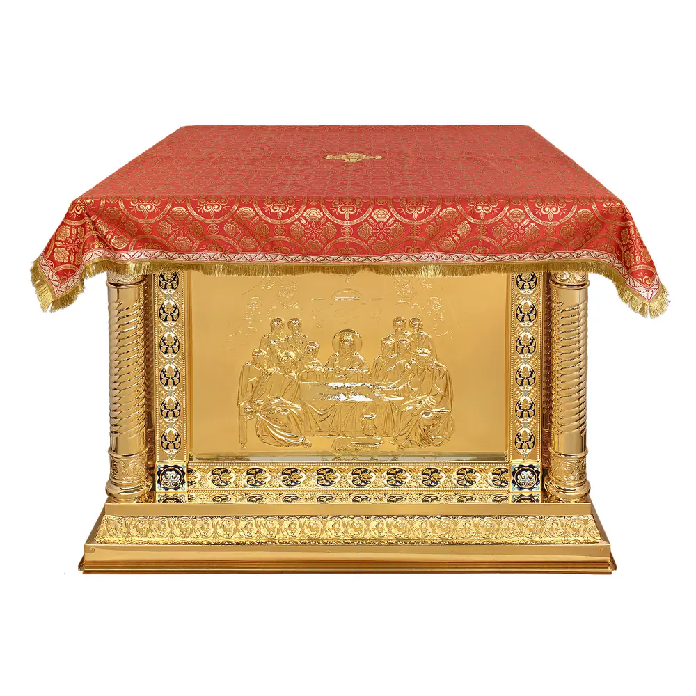 Altar table vestment №2 1,0×1,0 gilding enamel