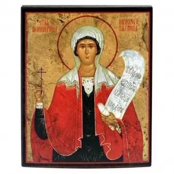 Icon on wood 9×11 varnish Paraskeva Friday