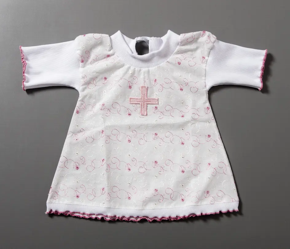 Baptismal dress-shirt №1 for girl