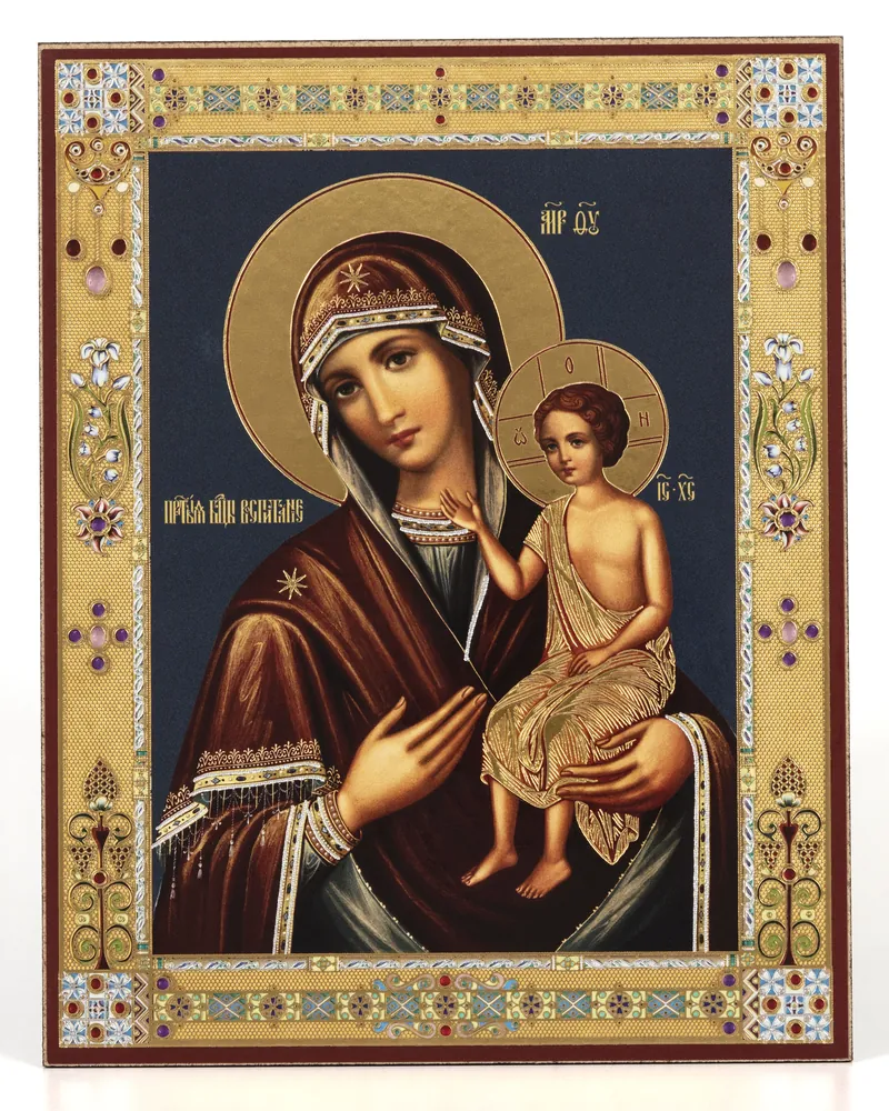 Icon on hardboard №1 11×13 double embossing Upbringing 2