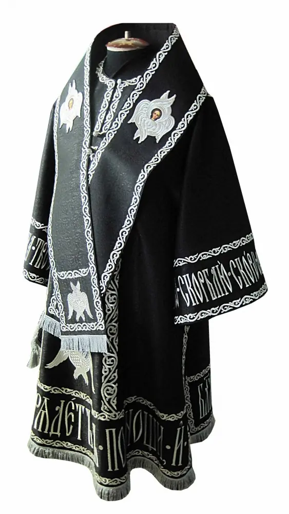 Bishop's vestment №058 brocade machine-embroidered