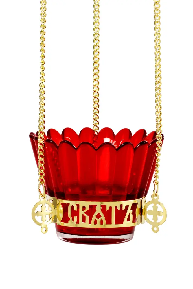 Hanging vigil lamp “Holy”