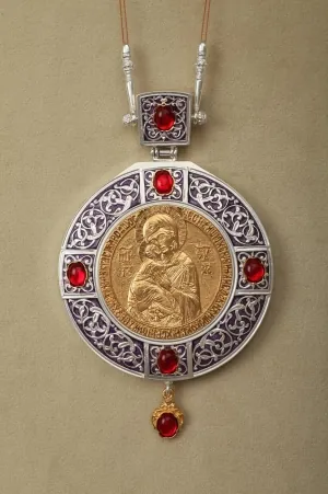 Panagia №172 electroforming, enamel / gilding, silver plating