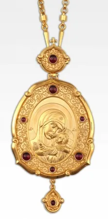 Panagia №1000 / gilding / silver electroforming