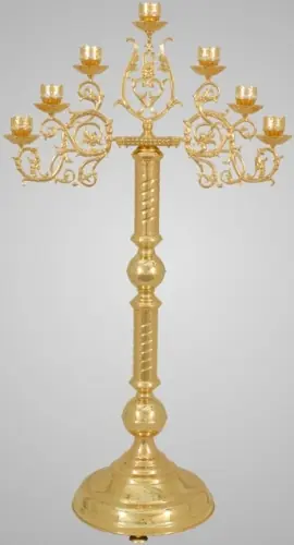 Processional seven-branched candlestick №1 varnish