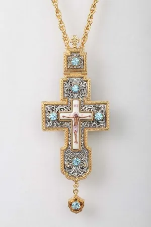 Pectoral cross №35 / gilding / silver