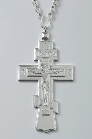 Priest's cross desk silver plating