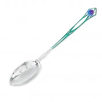 Communion spoon cast small №13 enamel silver