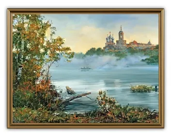 Picture 30×40, 3D print on plastic, in brown frame №9