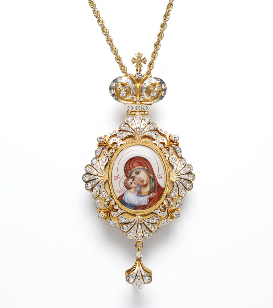 Panagia №63 / gilding / silver Igor Mother of God