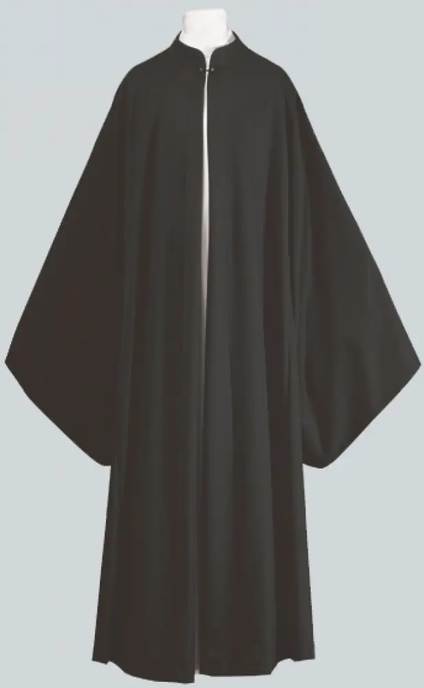 Greek rason silk collar with topstitching